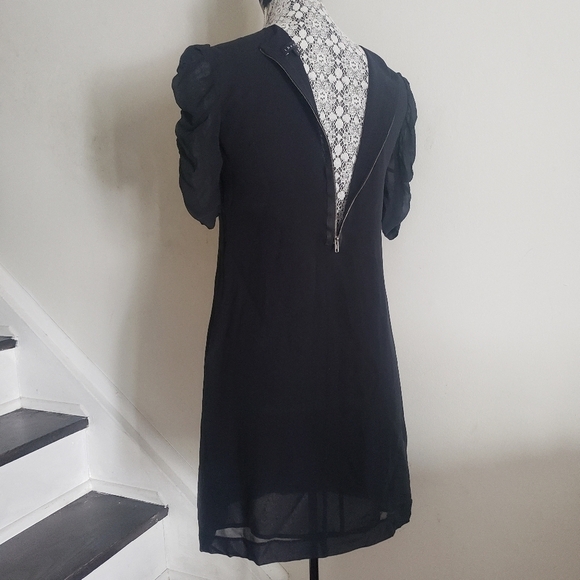 THEORY Mini Silk Dress - Picture 4 of 8